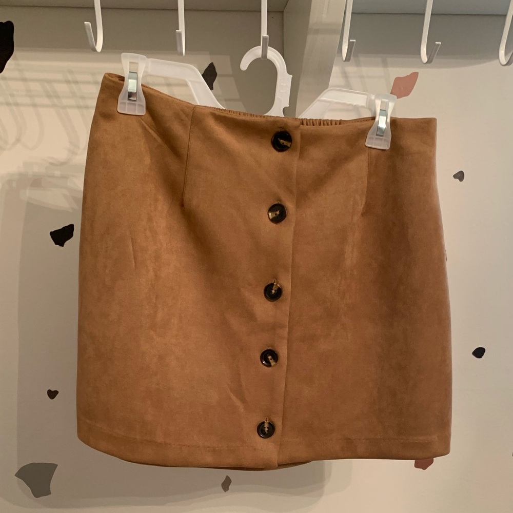 Medium Suede skirt